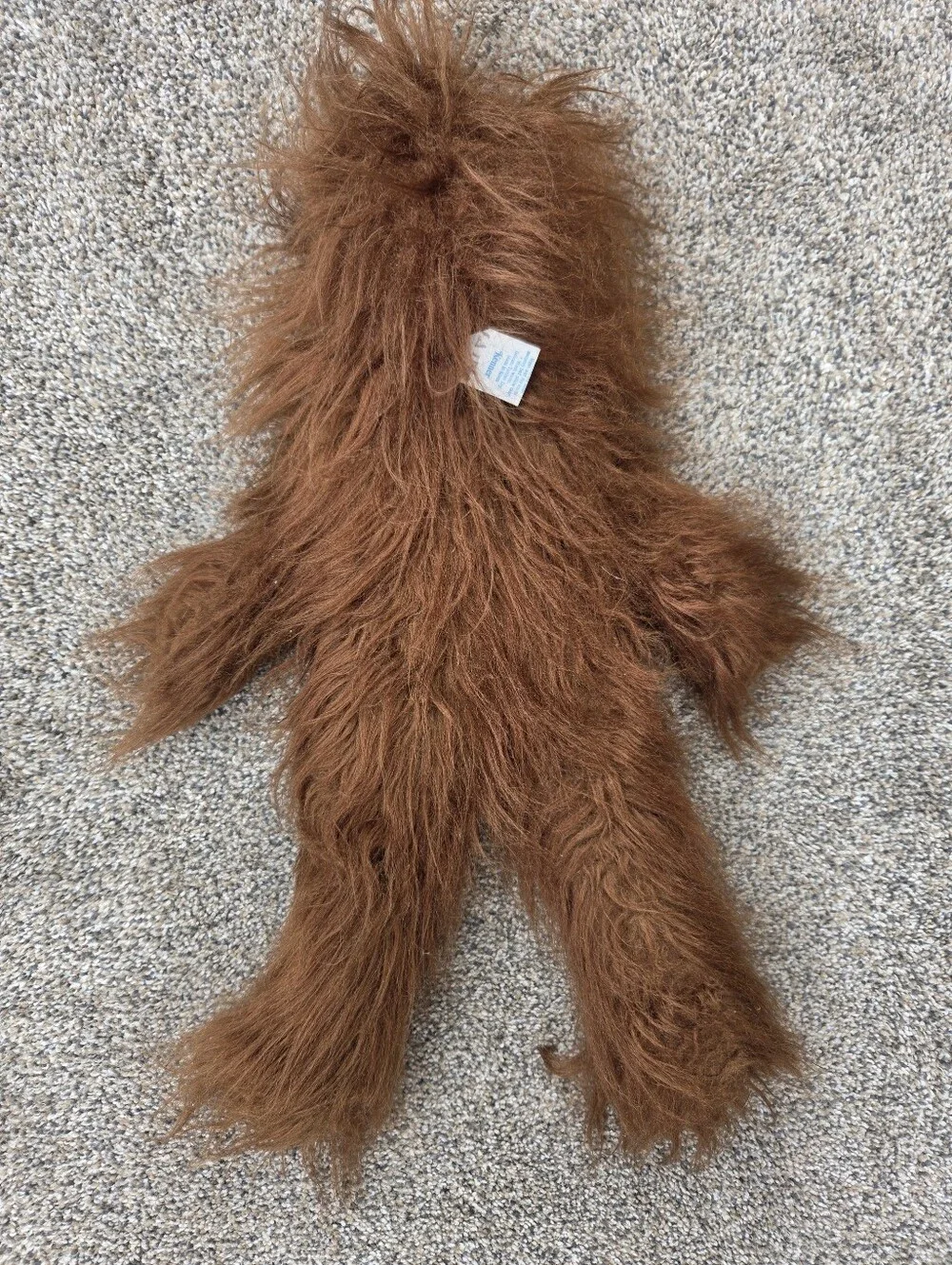 Vintage 1977 Star Wars Kenner Chewbacca Plush Toy 20 inch Wookiee No Bandolier
